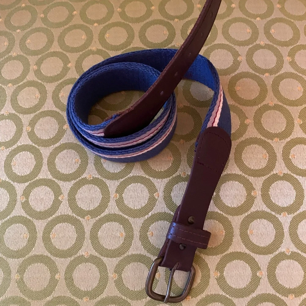 Denim belt